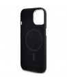 Karl Lagerfeld FW Metal Plate MagSafe iPhone 15 Case - Black