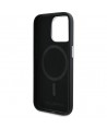 Karl Lagerfeld FW Metal Plate MagSafe iPhone 15 Pro Case - Black