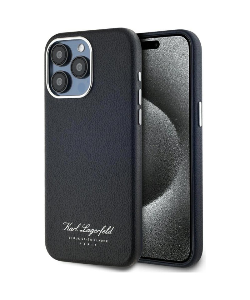 Karl Lagerfeld hotel RSG iPhone 15 Pro case - black
