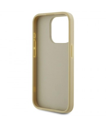 Karl Lagerfeld Wrinkled Metal Signature iPhone 15 Pro Max Case - Gold