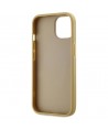Karl Lagerfeld Wrinkled Metal Signature iPhone 15 Case - Gold