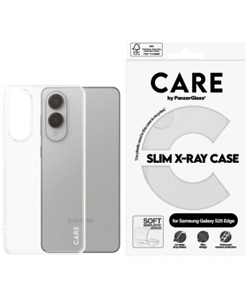 CARE by PanzerGlass Fashion X-Ray Case for Samsung Galaxy S25 Edge - Transparent