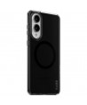 CARE by PanzerGlass Flagship Urban Combat Black QI Case for Samsung Galaxy S25 Edge - Semi-transparent
