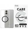 CARE by PanzerGlass Flagship Urban Combat Black QI Case for Samsung Galaxy S25 Edge - Transparent