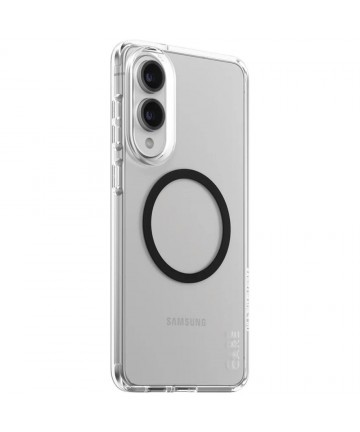 CARE by PanzerGlass Flagship Urban Combat Black QI Case for Samsung Galaxy S25 Edge - Transparent