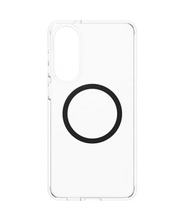 CARE by PanzerGlass Flagship Urban Combat Black QI Case for Samsung Galaxy S25 Edge - Transparent
