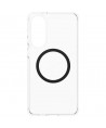 CARE by PanzerGlass Flagship Urban Combat Black QI Case for Samsung Galaxy S25 Edge - Transparent