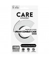 CARE by PanzerGlass Flagship Urban Combat Black QI Case for Samsung Galaxy S25 Edge - Transparent