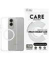 CARE by PanzerGlass Flagship Urban Combat White QI Case for Samsung Galaxy S25 Edge - Transparent