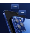 Joyroom New Beautiful Series ultra thin case with electroplated frame for iPhone 12 Pro Max black (JR-BP796)
