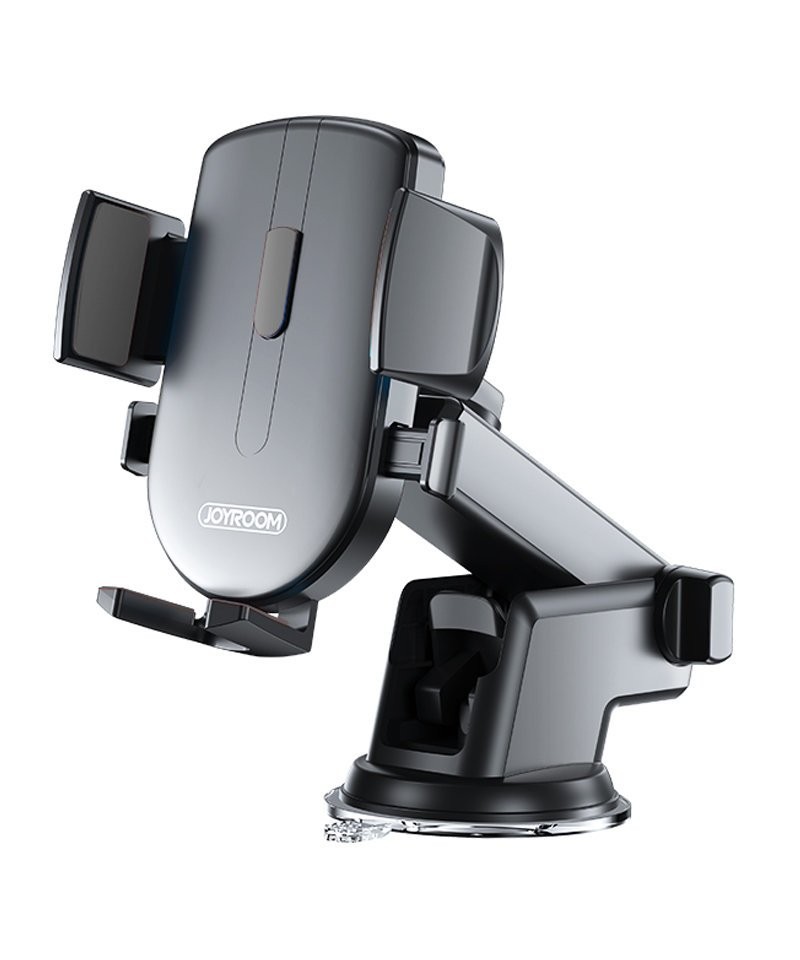 Joyroom car phone holder with telescopic extendable arm for dashboard and window black (JR-OK3)
