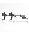Joyroom car phone holder with telescopic extendable arm for dashboard and window black (JR-OK3)