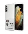 Karl Lagerfeld Karl&Choupette Case for Samsung Galaxy S21+ - Transparent