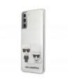 Karl Lagerfeld Karl&Choupette Case for Samsung Galaxy S21+ - Transparent
