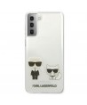Karl Lagerfeld Karl&Choupette Case for Samsung Galaxy S21+ - Transparent