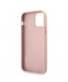 Guess GUHCP12LRSAVSRG iPhone 12 Pro Max 6.7" pink/pink hardcase Saffiano Vintage Script