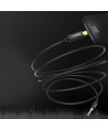 Baseus stereo audio cable AUX 3.5 mm mini jack - USB Type C for tablet phone 120cm black (CAM01-01)