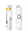 Baseus stereo audio cable AUX 3.5 mm mini jack - USB Type C for tablet phone 120cm black (CAM01-01)