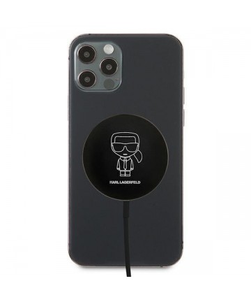 Karl Lagerfeld 15W Wireless Charger with MagSafe - Black