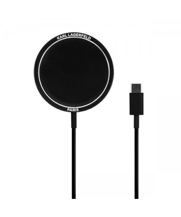 Karl Lagerfeld 15W Wireless Charger with MagSafe - Black