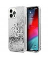 Guess GUHCP12LLG4GSI iPhone 12 Pro Max 6.7" silver/silver hardcase 4G Big Liquid Glitter