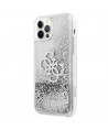 Guess GUHCP12LLG4GSI iPhone 12 Pro Max 6.7" silver/silver hardcase 4G Big Liquid Glitter