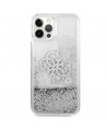 Guess GUHCP12LLG4GSI iPhone 12 Pro Max 6.7" silver/silver hardcase 4G Big Liquid Glitter