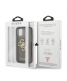 Guess GUHCP12LPCUGL4GBK iPhone 12 Pro Max 6.7" black/black hard case Glitter 4G Big Logo