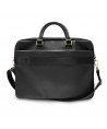 Guess Saffiano Script bag for a 16" laptop - black