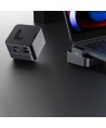 Hub Joyroom S-H121 USB-C stand - USB-A 3.0 / RJ45 / HDMI / USB-C / Thunderbolt for MacBook Pro - gray