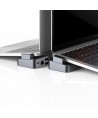 Hub Joyroom S-H121 USB-C stand - USB-A 3.0 / RJ45 / HDMI / USB-C / Thunderbolt for MacBook Pro - gray