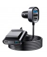 Joyroom car charger 2xPD + 2xQC3.0 72W 1.5m black (JR-CL05)