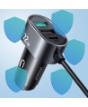 Joyroom car charger 2xPD + 2xQC3.0 72W 1.5m black (JR-CL05)