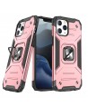 Wozinsky Ring Armor Case Kickstand Tough Rugged Cover for iPhone 13 mini rose