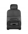 Car seat organizer seat protector seat cover shelf mini car table black