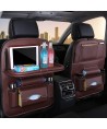Car seat organizer seat protector seat cover shelf mini car table black