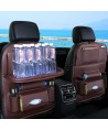 Car seat organizer seat protector seat cover shelf mini car table black