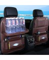 Car seat organizer seat protector seat cover shelf mini car table black