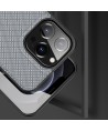 Dux Ducis Fino case covered with nylon material for iPhone 13 Pro gray