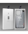 Dux Ducis Fino case covered with nylon material for iPhone 13 Pro gray