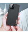 Dux Ducis Fino case covered with nylon material for iPhone 13 Pro gray