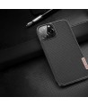 Dux Ducis Fino case covered with nylon material for iPhone 13 Pro gray
