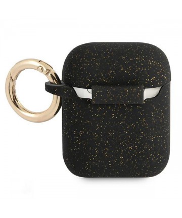 Guess GUA2SGGEK AirPods cover black/black Silicone Glitter