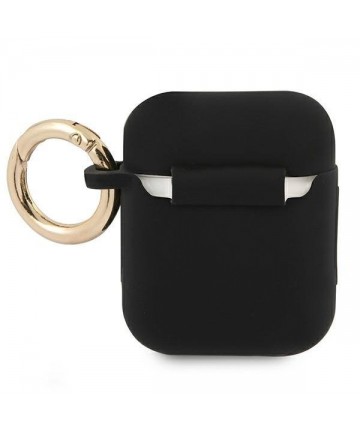 Guess GUA2SSSK AirPods cover black/black Silicone Vintage Script