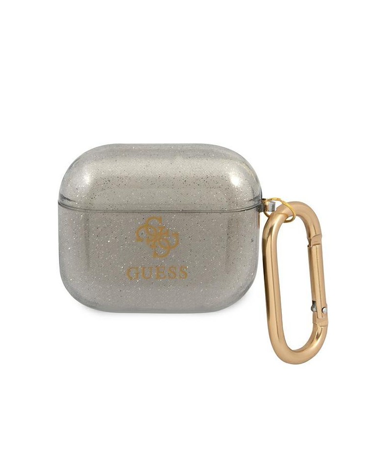 Guess GUA3UCG4GK AirPods 3 cover black/black Glitter Collection