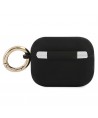 Guess GUAPSSSK AirPods Pro cover black/black Silicone Vintage Script