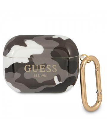 Guess GUAPUCAMG AirPods Pro cover black/black Camo Collection
