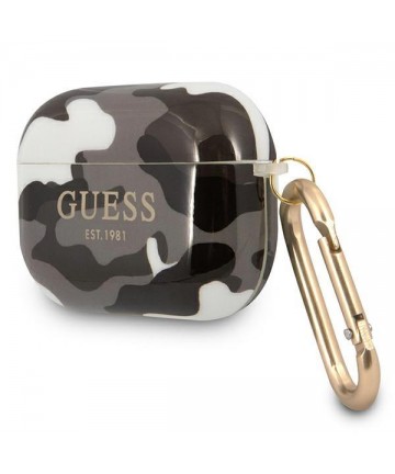 Guess GUAPUCAMG AirPods Pro cover black/black Camo Collection