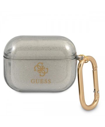 Guess GUAPUCG4GK AirPods Pro cover black/black Glitter Collection