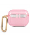 Guess GUAPUCG4GP AirPods Pro cover pink/pink Glitter Collection